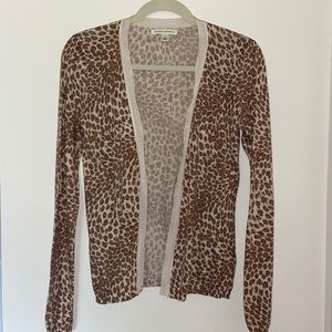 Banana Republic Leopard Cardigan